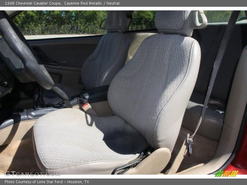 Cayenne Red Metallic / Neutral 1998 Chevrolet Cavalier Coupe