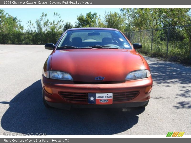 Cayenne Red Metallic / Neutral 1998 Chevrolet Cavalier Coupe