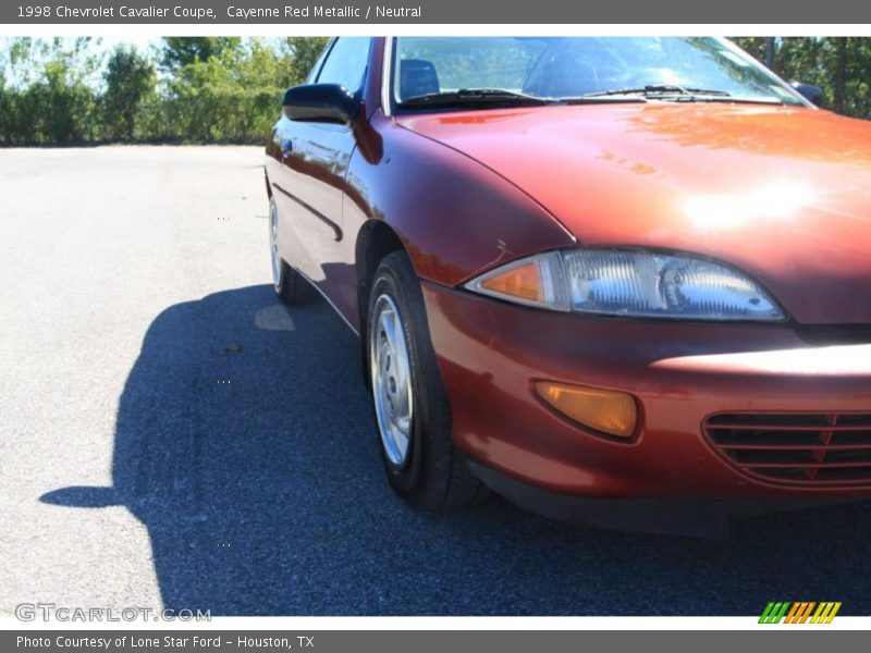 Cayenne Red Metallic / Neutral 1998 Chevrolet Cavalier Coupe