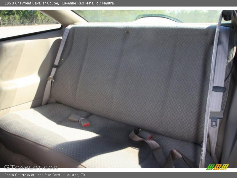 Cayenne Red Metallic / Neutral 1998 Chevrolet Cavalier Coupe