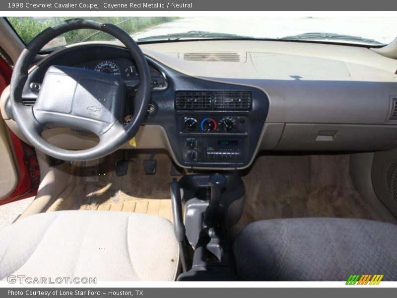 Cayenne Red Metallic / Neutral 1998 Chevrolet Cavalier Coupe