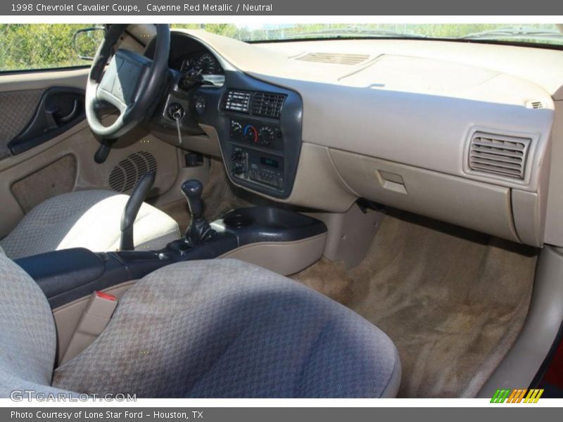 Cayenne Red Metallic / Neutral 1998 Chevrolet Cavalier Coupe