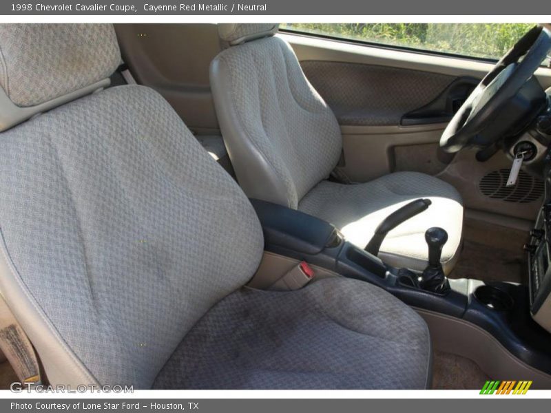 Cayenne Red Metallic / Neutral 1998 Chevrolet Cavalier Coupe