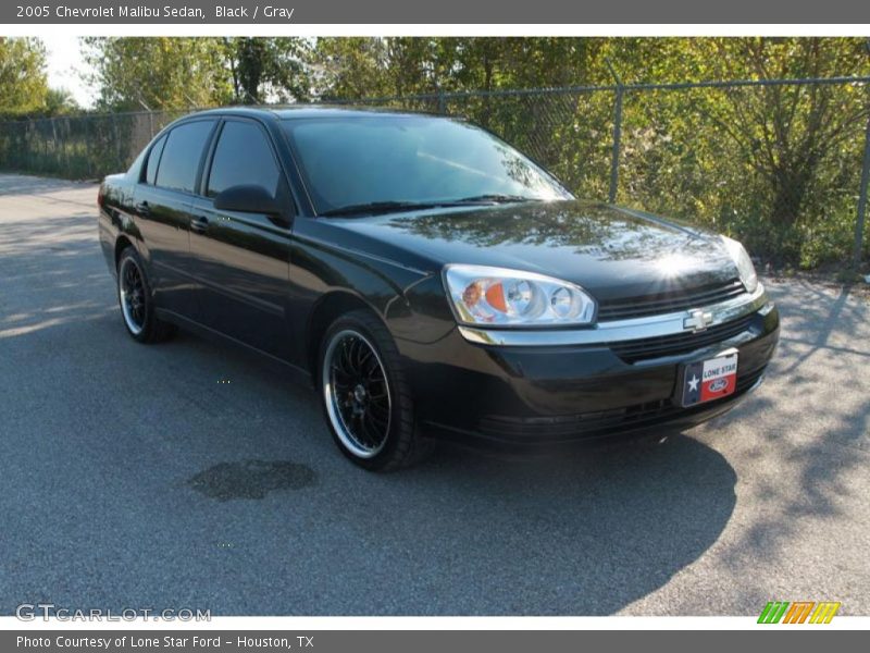 Black / Gray 2005 Chevrolet Malibu Sedan