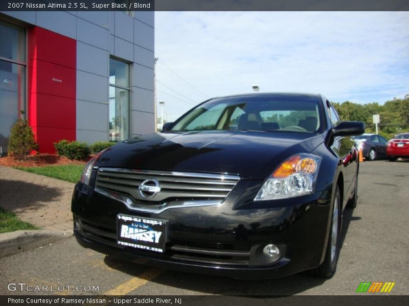 Super Black / Blond 2007 Nissan Altima 2.5 SL