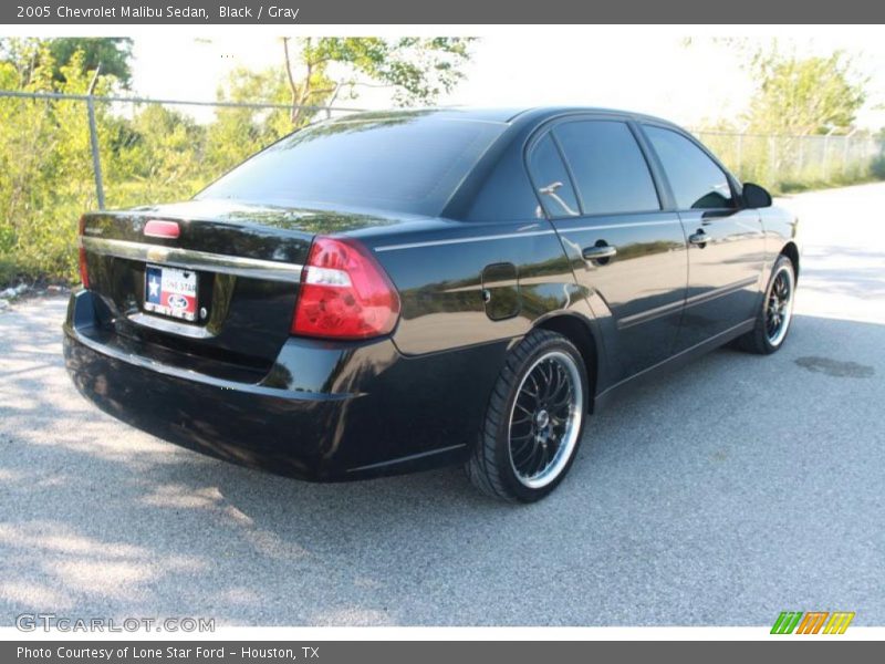 Black / Gray 2005 Chevrolet Malibu Sedan