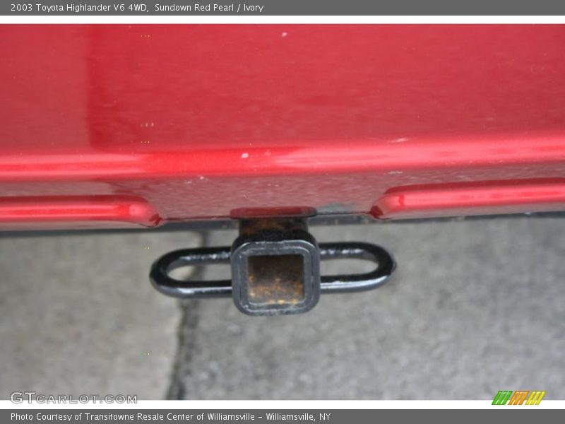 Sundown Red Pearl / Ivory 2003 Toyota Highlander V6 4WD