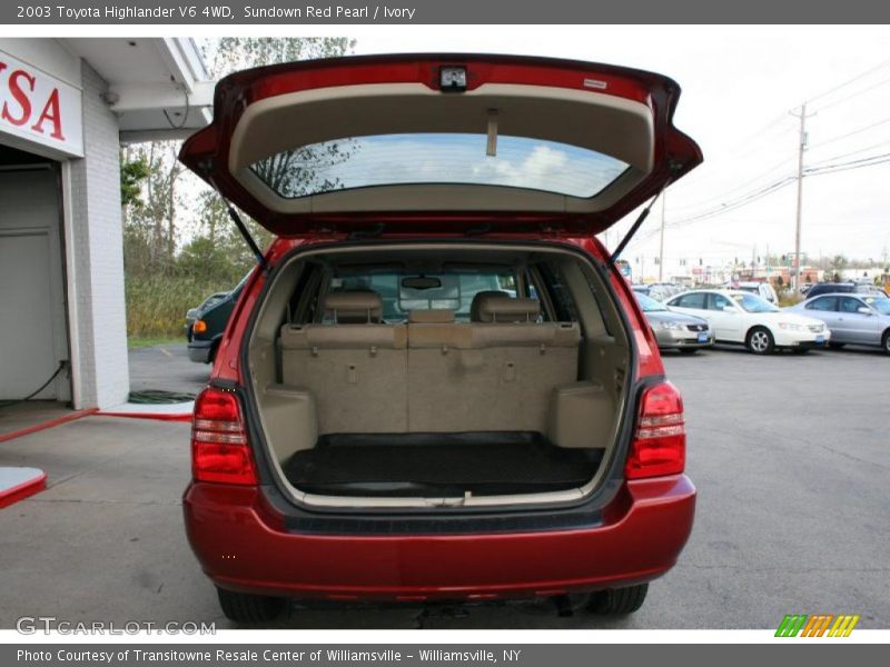 Sundown Red Pearl / Ivory 2003 Toyota Highlander V6 4WD