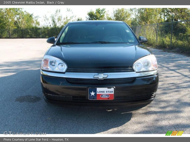 Black / Gray 2005 Chevrolet Malibu Sedan