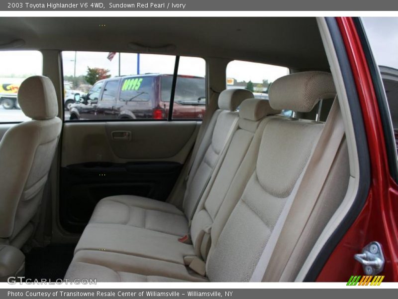 Sundown Red Pearl / Ivory 2003 Toyota Highlander V6 4WD