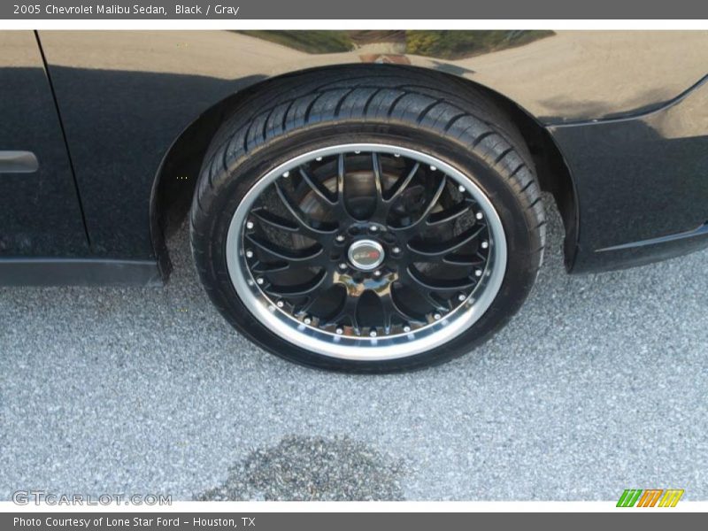 Black / Gray 2005 Chevrolet Malibu Sedan