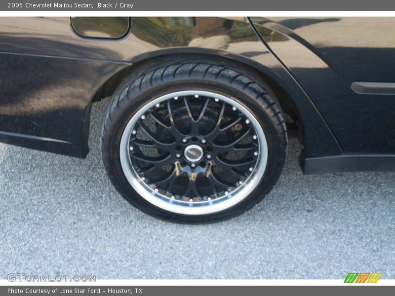 Black / Gray 2005 Chevrolet Malibu Sedan