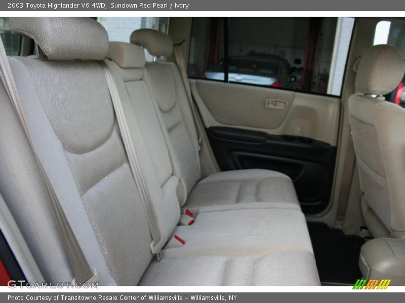 Sundown Red Pearl / Ivory 2003 Toyota Highlander V6 4WD