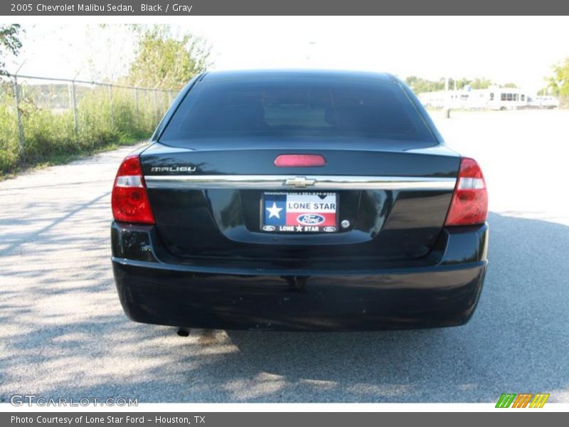 Black / Gray 2005 Chevrolet Malibu Sedan
