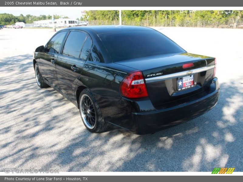 Black / Gray 2005 Chevrolet Malibu Sedan