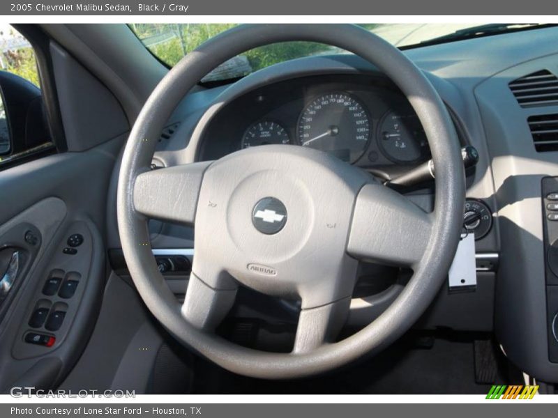 Black / Gray 2005 Chevrolet Malibu Sedan