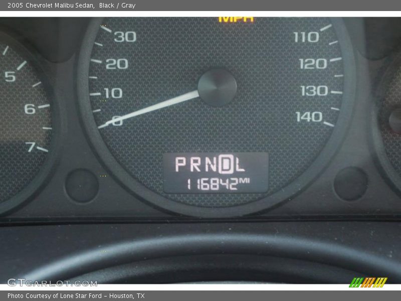 Black / Gray 2005 Chevrolet Malibu Sedan
