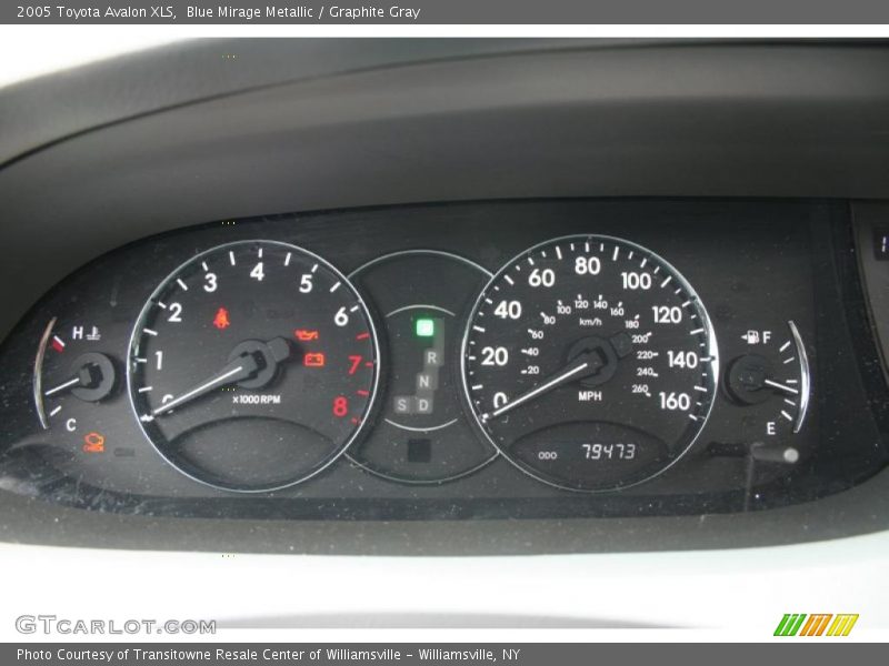 Blue Mirage Metallic / Graphite Gray 2005 Toyota Avalon XLS