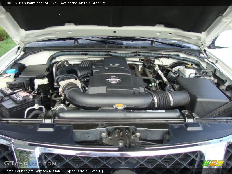 Avalanche White / Graphite 2008 Nissan Pathfinder SE 4x4