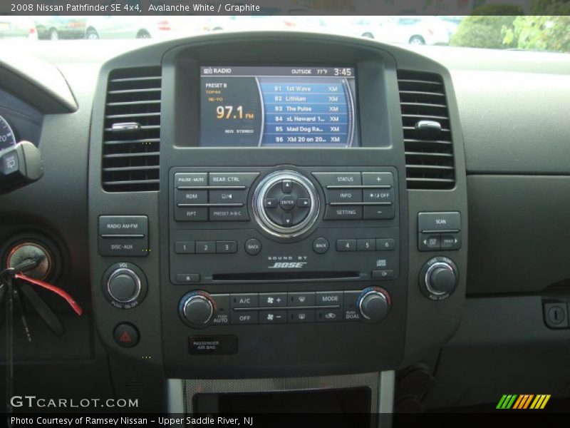 Avalanche White / Graphite 2008 Nissan Pathfinder SE 4x4