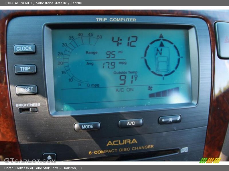 Sandstone Metallic / Saddle 2004 Acura MDX