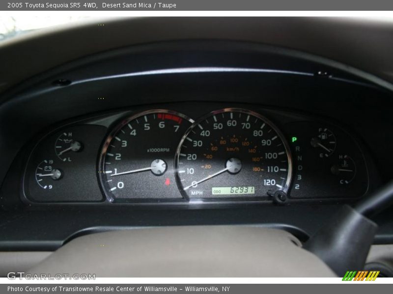 Desert Sand Mica / Taupe 2005 Toyota Sequoia SR5 4WD