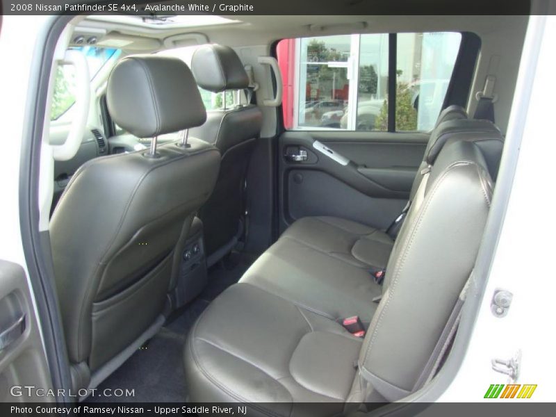 Avalanche White / Graphite 2008 Nissan Pathfinder SE 4x4