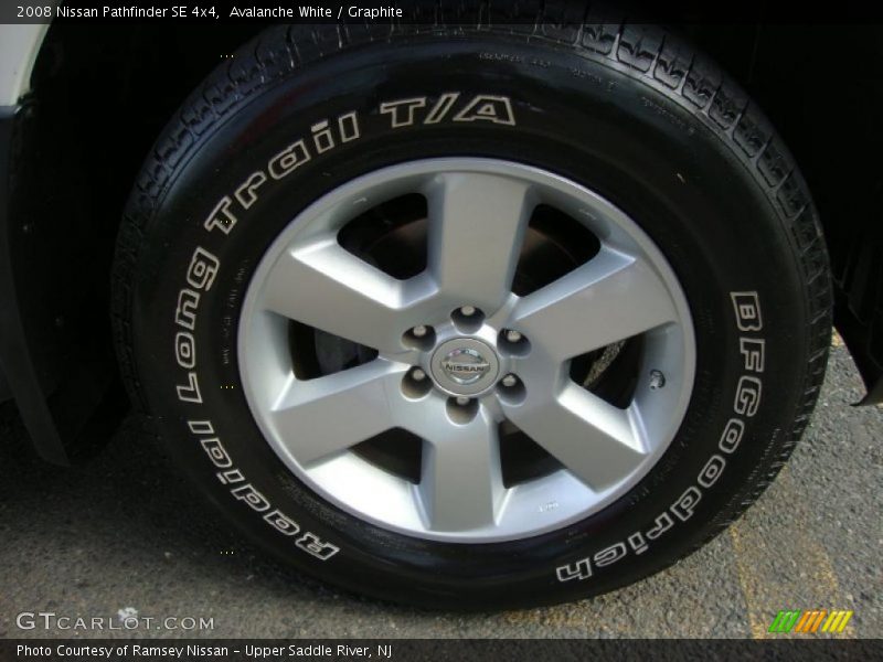 Avalanche White / Graphite 2008 Nissan Pathfinder SE 4x4