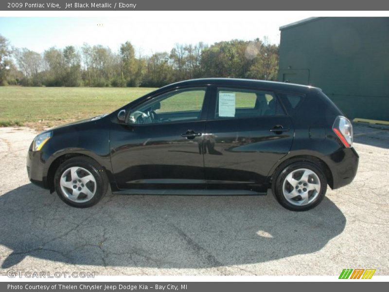 Jet Black Metallic / Ebony 2009 Pontiac Vibe