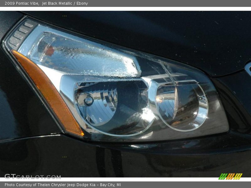 Jet Black Metallic / Ebony 2009 Pontiac Vibe