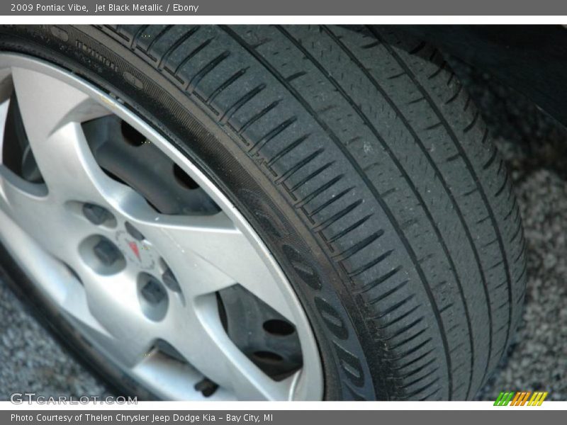 Jet Black Metallic / Ebony 2009 Pontiac Vibe