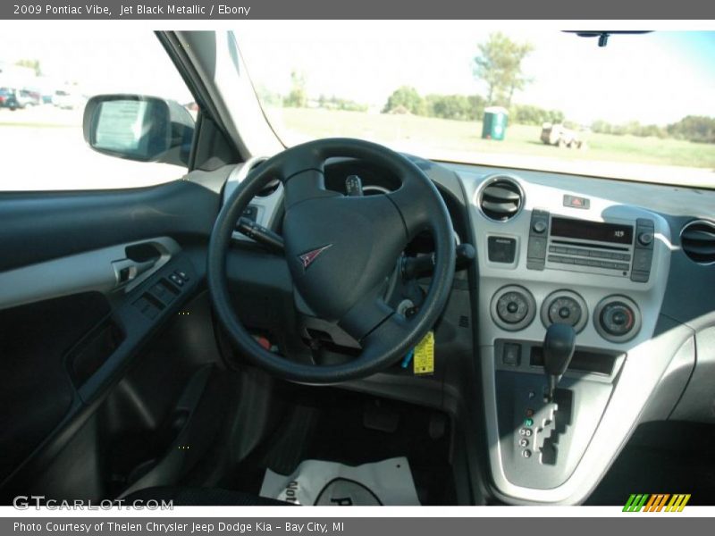 Jet Black Metallic / Ebony 2009 Pontiac Vibe