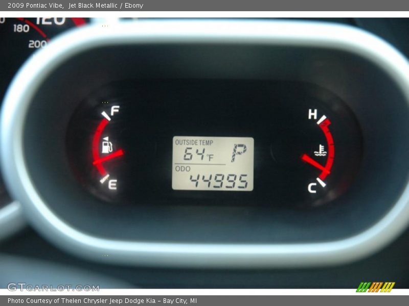 Jet Black Metallic / Ebony 2009 Pontiac Vibe