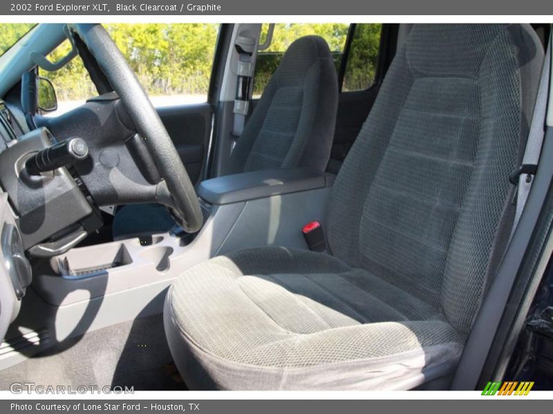 Black Clearcoat / Graphite 2002 Ford Explorer XLT