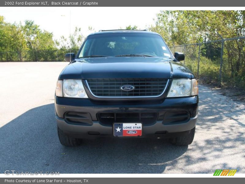 Black Clearcoat / Graphite 2002 Ford Explorer XLT
