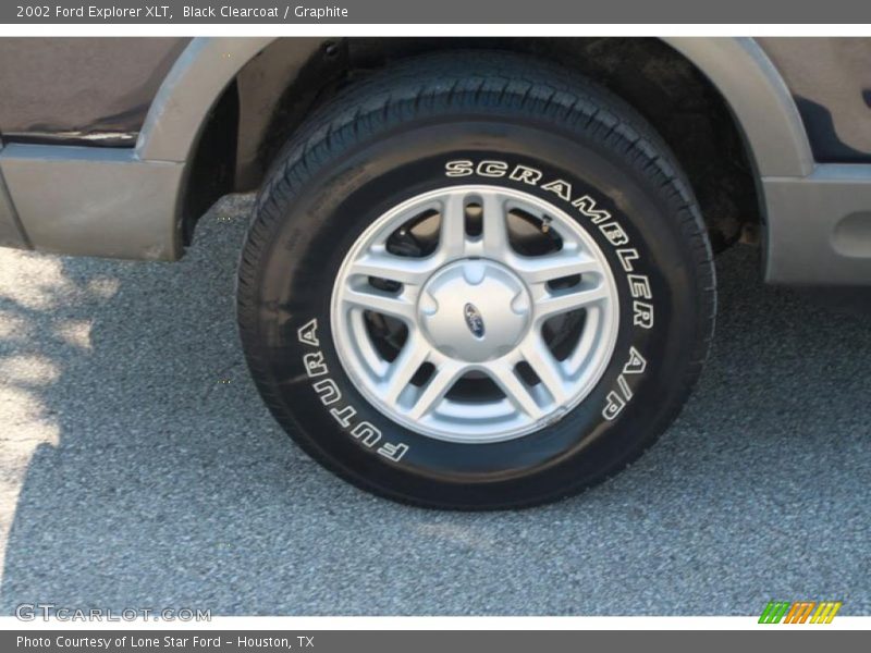 Black Clearcoat / Graphite 2002 Ford Explorer XLT