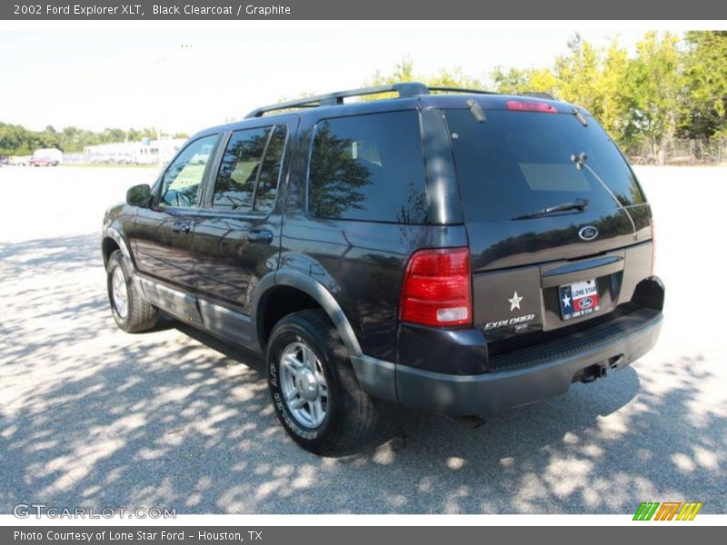 Black Clearcoat / Graphite 2002 Ford Explorer XLT