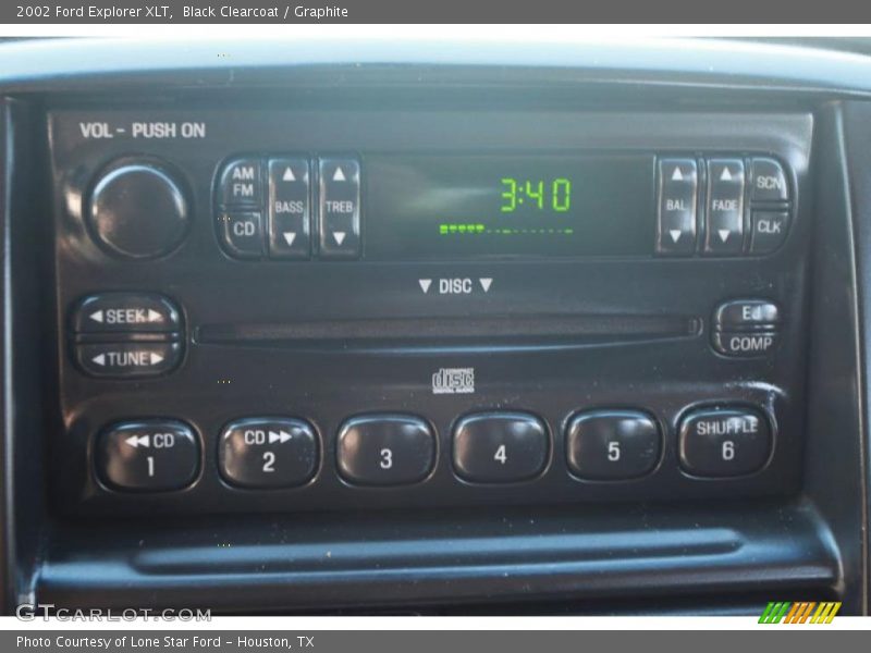 Black Clearcoat / Graphite 2002 Ford Explorer XLT