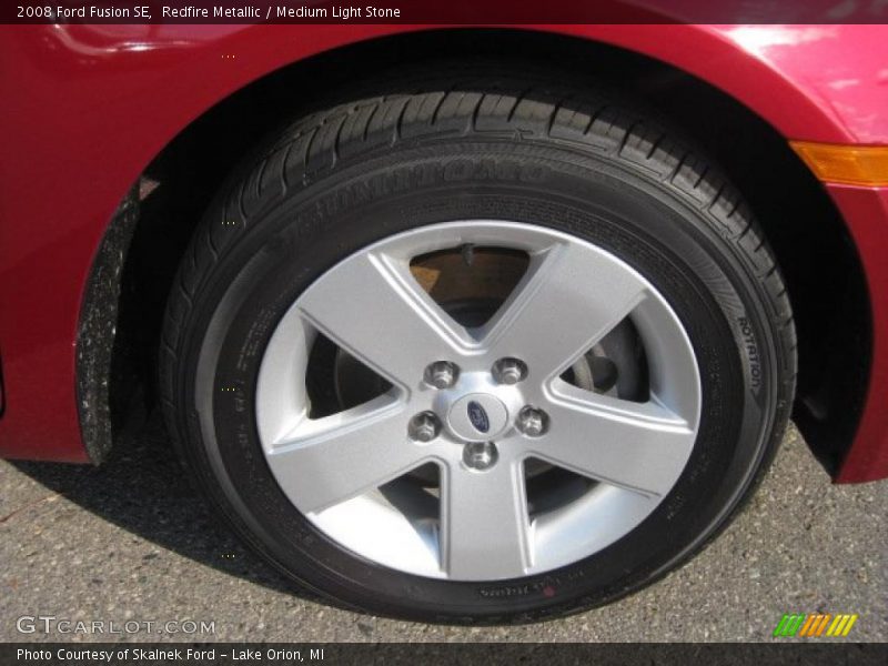 Redfire Metallic / Medium Light Stone 2008 Ford Fusion SE
