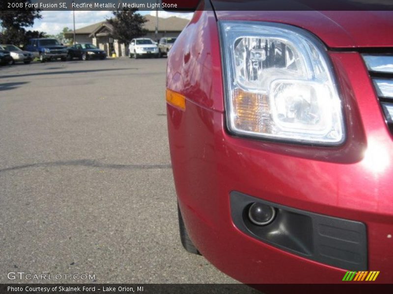 Redfire Metallic / Medium Light Stone 2008 Ford Fusion SE