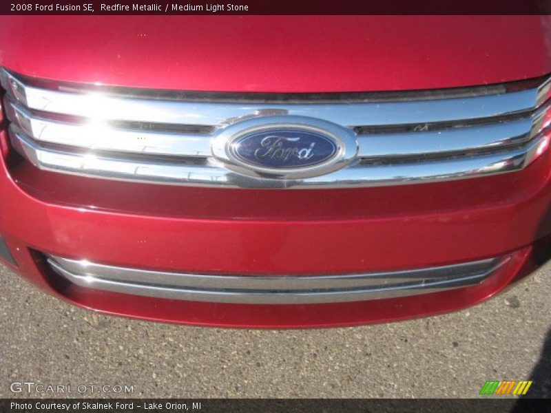 Redfire Metallic / Medium Light Stone 2008 Ford Fusion SE