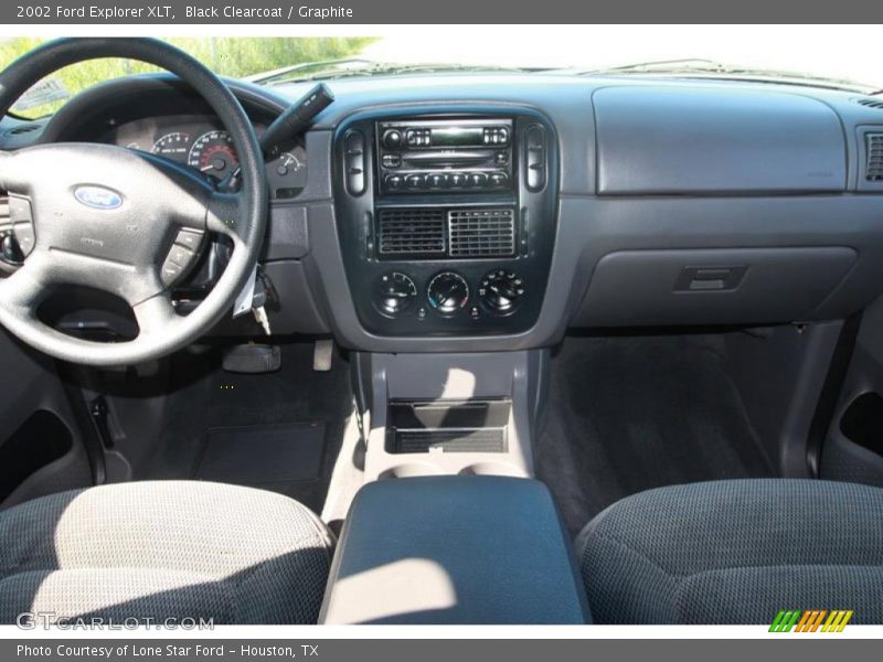 Black Clearcoat / Graphite 2002 Ford Explorer XLT