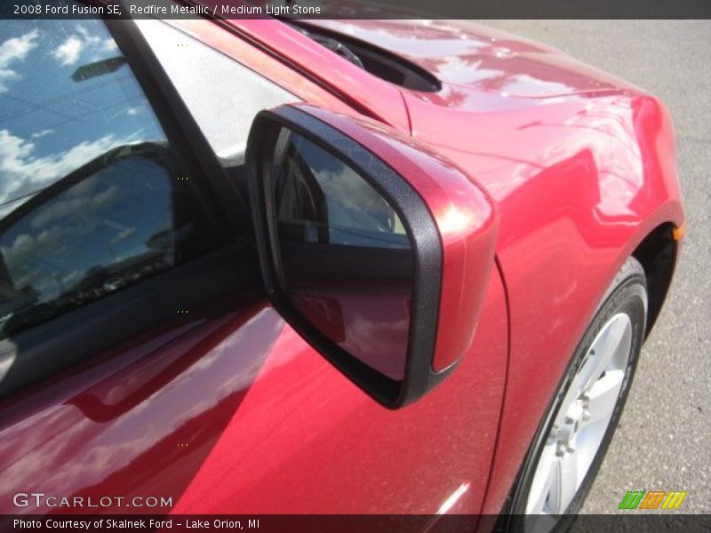 Redfire Metallic / Medium Light Stone 2008 Ford Fusion SE