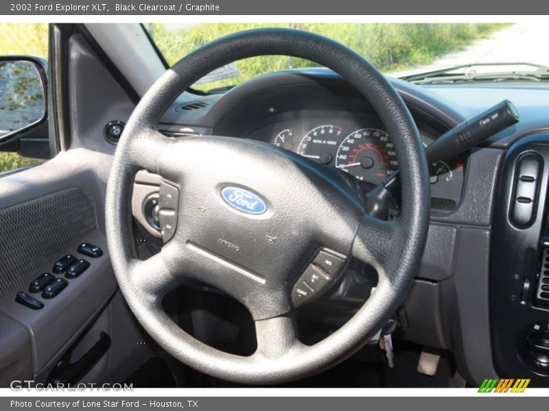 Black Clearcoat / Graphite 2002 Ford Explorer XLT