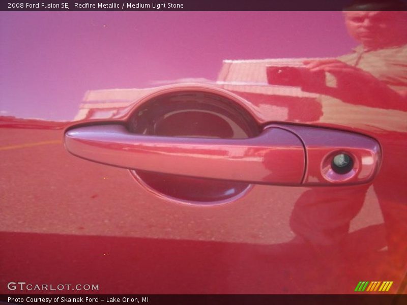 Redfire Metallic / Medium Light Stone 2008 Ford Fusion SE