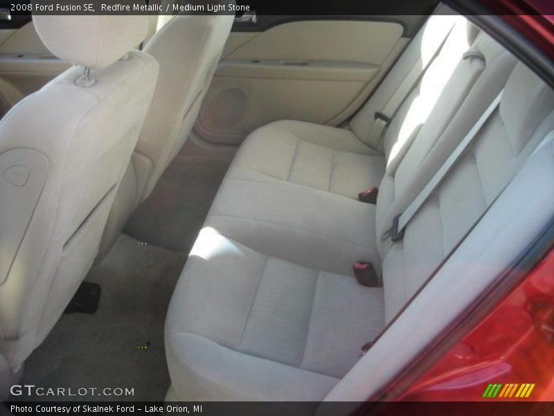 Redfire Metallic / Medium Light Stone 2008 Ford Fusion SE
