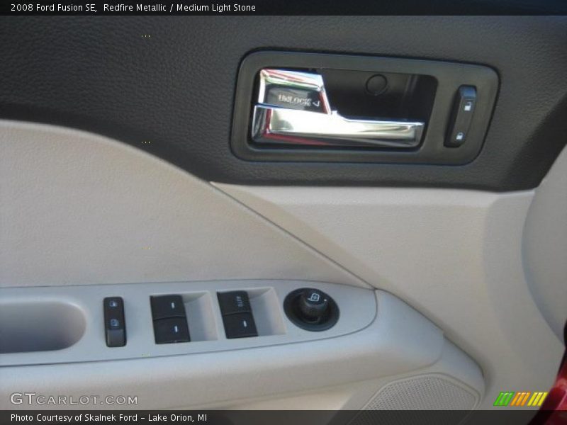 Redfire Metallic / Medium Light Stone 2008 Ford Fusion SE