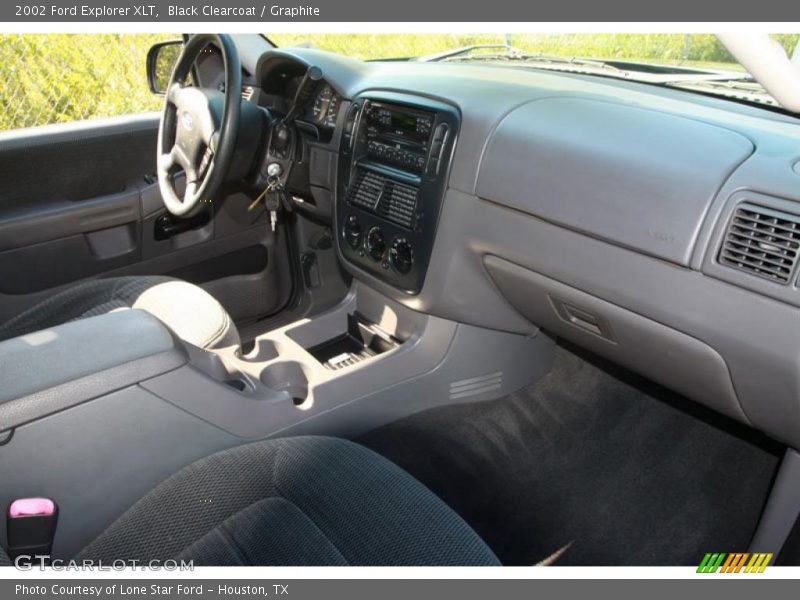 Black Clearcoat / Graphite 2002 Ford Explorer XLT