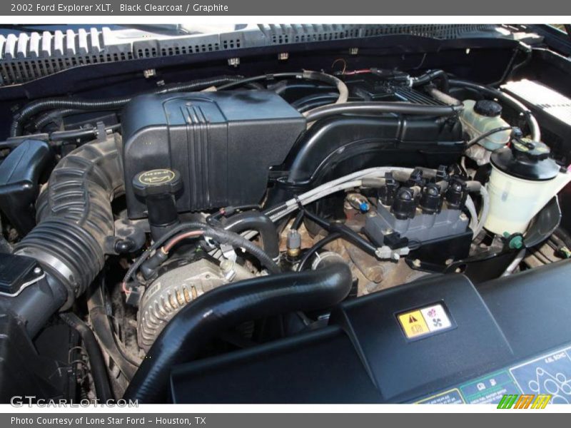 Black Clearcoat / Graphite 2002 Ford Explorer XLT