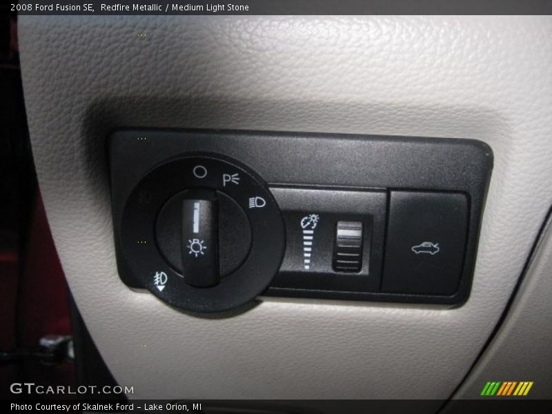 Redfire Metallic / Medium Light Stone 2008 Ford Fusion SE